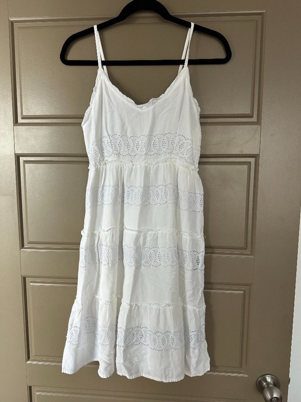 Jessica Simpson White Eyelet Lace Dress